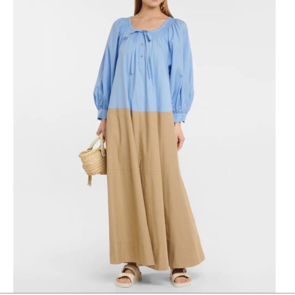 Lee Matthews Shift Maxi Dress with Pockets